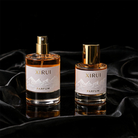 Flacons de parfum cylindriques à vaporisateur de style ancien, magnifiquement décorés, 50 ml, 30 ml, avec boîtes, flacon de parfum de luxe personnalisé