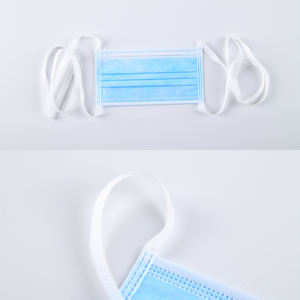 S & J CE EN14683 Masker Wajah Bedah Medis 4 Ply Telinga Datar Tali Nyaman ASTM F2100 Level 3 Masker Wajah Bedah Sekali Pakai - Product Image 3