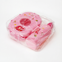 Boîte à lunch et gourde en plastique pour enfants, très vendues en Afrique, ensemble portable pour le marché du Nigéria, de l'Ouganda et du Congo