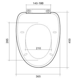 <span class=keywords><strong>Tapa</strong></span> de inodoro de plástico PP de cierre suave y liberación rápida para WC, proveedor de Guangdong - Product Image 6