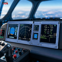 Plateforme logicielle de simulation de vol Airbus A320 avec écran LCD en aluminium pour simulateur de vol domestique VR, FCU, EFIS, MSFS, X-Plane