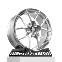 Jantes forgées monobloc élégantes en alliage d'aluminium poli KE à 5 branches, 18, 19, 20 pouces, pour voiture de tourisme, 5x112 5x114.3 pour BMW F150