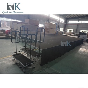 เวทีพับได้อัจฉริยะแบบพกพาขนาด 30 มม. ทำจากไม้อัด พร้อมผ้าคลุมเวที สีตามสั่ง - Product Image 5