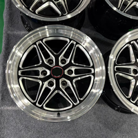 Jantes forgées sur mesure AX 15 17 18 pouces 6 trous monobloc noir brillant usiné pour la course de dragster, compatibles Ford F150 Silverado Sierra