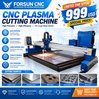 13% de réduction sur la découpeuse plasma CNC 160A avec axe rotatif pour tôles et tubes en acier au carbone