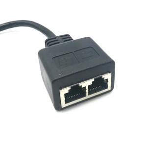 Distributeur de câbles réseau à huit cœurs un point deux adaptateur prolongateur de réseau CAT6 / CAT5 RJ45 simultané <span class=keywords><strong>Internet</strong></span> IPTV broadban - Product Image 6