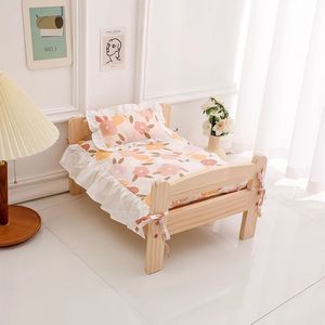 Casa para Perros y Gatos, Caja de Madera, Universal para las Cuatro Estaciones, Desmontable, Lavable, de Interior, Fácil Instalación - Product Image 4