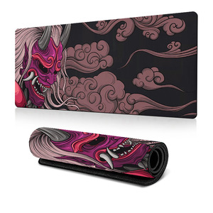 90*40CM Grand tapis de souris de jeu classique Esports Tapis de bureau avec base en caoutchouc antidérapante Tapis de souris de table étendu Anime <span class=keywords><strong>Yokai</strong></span> Design - Product Image 3