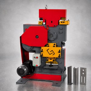 Outils de travail en acier, petite machine pour l'atelier de fabrication métallique, équipement de poinçonnage, de cisaillement et de découpe - Product Image 2