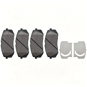 Plaquettes de frein à disque avant OEM 581011DA00 pour Hyundai Accent Verna Solaris i20 Kia Rio K2, plaquettes de frein céramique pour voitures, pièces détachées automobiles - Product Image 2