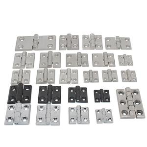 Bisagras Negras Reforzadas de Acero Inoxidable 304 para Puertas de Gabinetes de Equipos Industriales y Puertas Batientes de Alta Resistencia - Product Image 4