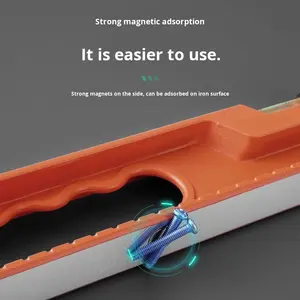 솔리드 수평계, 고정밀 주조 알루미늄 강력 자석 수평계, 소형 미니 자석 수평자, 측정 도구 - Product Image 3