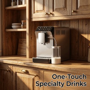 Cafetera Espresso Profesional Inteligente de 20 Bares, Totalmente Automática, con Espumador de Leche para el Hogar, para Cappuccino y Latte - Product Image 5