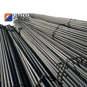 6mm 8mm 10mm 12mm 16mm 20mm Hot Rolled Deformed Steel Bar Rebar Steel Iron Rod for Construction Rebar Steel