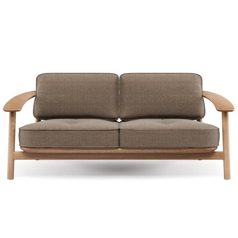 Canapé Love (bois de teck, tissu imperméable importé)