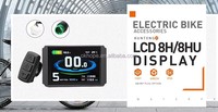 Compteur de vitesse pour vélo électrique KT LCD8H avec écran couleur 24V 36V 48V, prise SM WP 5 broches, USB, pour kit de vélo électrique