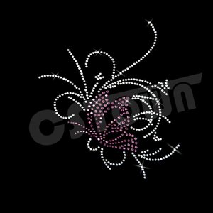 <strong>Supplier</strong> of High Quality Hot Fix <strong>Rhinestone</strong> Motifs <strong>Rhinestone</strong> Butterfly Collar Hotfix Transfer <strong>Design</strong> - Product Image 5