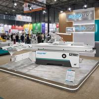 Scie à table CNC MINGAN haute précision 3200 mm, scie à panneaux pour le travail du bois avec inclinaison à 45 degrés et levage automatique