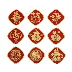 Acrylic Self Adhesive <b>Hooks</b> Rectangle <b>Wall</b> Mounted Novelty <b>Hooks</b> For New Year Decorations WithCharacter Stickers - Product Image 5