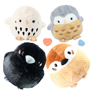 高朋热卖婴儿动画Kissy可爱柔软ODM OEM企鹅毛绒动物毛绒加热垫玩具 - Product Image 5