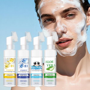 <span class=keywords><strong>Espuma</strong></span> <span class=keywords><strong>Limpiadora</strong></span> <span class=keywords><strong>Facial</strong></span> OEM ODM, Iluminadora, Calmante, Nutritiva, de Limpieza Profunda, 150 ml, con <span class=keywords><strong>Aloe</strong></span> <span class=keywords><strong>Vera</strong></span> y Vitamina C - Product Image 1
