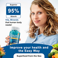 OEM/ODM Hezong Capsules de Calcium et Magnésium Naturelles, Gummies pour la Santé Osseuse et l'Amélioration de la Densité Osseuse, Fournisseur d'Usine en Marque Blanche
