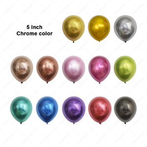 Vente en gros de nouveaux ballons en latex chromés <span class=keywords><strong>rose</strong></span> or Fungram M5 de 5 pouces, petits ballons pour <span class=keywords><strong>guirlande</strong></span> d'anniversaire, pour Noël et les fêtes - Product Image 5