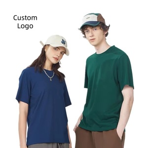 T-shirt unisexe col rond 220g 100% coton peigné, impression logo personnalisée, t-shirt décontracté fitness manches courtes - Product Image 1