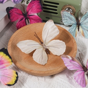 <span class=keywords><strong>10</strong></span> unids/bolsa 8 CM 3D decoraciones de mariposas artificiales para vestidos decoración de la casa decoración de muebles para zapatos - Product Image 6