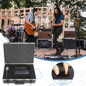 Maletín Rígido Grande de Aluminio para Transporte con Llave, Caja de Almacenamiento para Cámara, Maletín de <span class=keywords><strong>Herramientas</strong></span> de Aluminio con Interior de Espuma Personalizable - Product Image 2