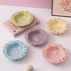 Comedero Elevado de Cerámica para Gatos con Soporte Acrílico, Protección para el Cuello, Plato Elevado para Comida y Agua, Anti-Manchas Negras en la <span class=keywords><strong>Barbilla</strong></span> - Product Image 3