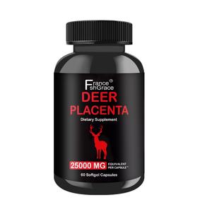 Extrait de Placenta Personnalisé pour Booster l'Énergie et l'Endurance 25000mg 60 Capsules – Le Supplément de Placenta de Cerf le Plus Concentré pour Adultes - Product Image 1