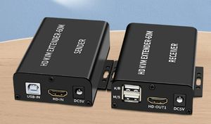 150เมตรสำหรับ <span class=keywords><strong>HDMI</strong></span> KVM Extender RJ45 <span class=keywords><strong>LAN</strong></span> Ethernet Cat5e 6สาย POE LOOP สนับสนุนสำหรับการถ่ายทอดวิดีโอเสียงตัวแปลง - Product Image 5