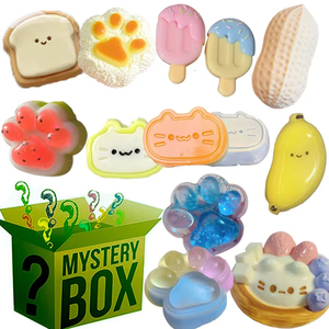 Juguete Sensorial Misterioso, Pata de Gato Kawaii, Comida Simulada, Juguete Blandito, Juguete para Apretar, Mochi Squishy, Juguetes Antiestrés, Caja Sorpresa - Product Image 2