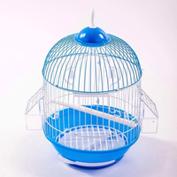 Cage à oiseaux suspendue moderne et simple en fer, motif solide, respirante et écologique pour oiseaux vivants (petite/moyenne taille)