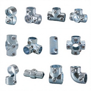 High Quality Hot Dipped Galvanized Malleable Iron Casting Pipe Fitting Connector 3/4Inch Round Tube DN15 <b>Yacht</b> Boat Hardware Hig - Product Image 6
