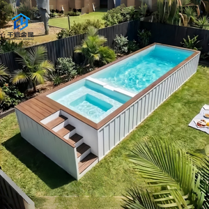 Piscina Modulare Personalizzata in Container per Esterni, Ideale per Resort, Hotel, Cortili <span class=keywords><strong>e</strong></span> Giardini - Product Image 2