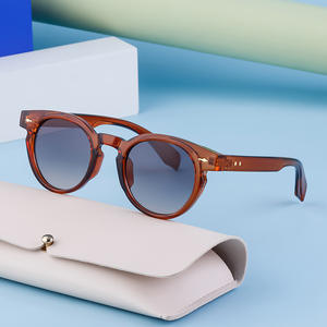 Gafas de Sol Ovaladas para Mujer ZS-98099, Montura Negra de PC, Protección UV400, Gafas Modernas para Exteriores - Product Image 3