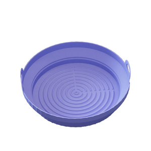 ตะกร้าซิลิโคนพับได้สำหรับหม้อทอดไร้น้ำมัน ถาดรองหม้อแบบใช้ซ้ำได้ อุปกรณ์ทำขนมในครัว ถาดรองอบในเตาอบและหม้อทอดไร้น้ำมัน - Product Image 1