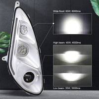 Feux de remplacement pour tracteur Emark 100W super lumineux pour New Holland 82037492 82037494 T7, phare LED