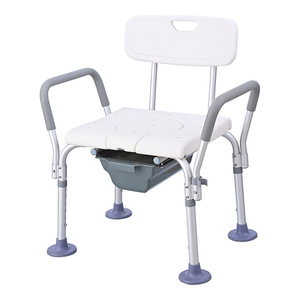 Chaise de douche Hua Ensheng avec pot amovible, capacité 80 kg, pour personnes âgées et femmes enceintes, équipement de sécurité pour la salle de bain - Product Image 3