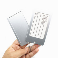 Étiquette en aluminium personnalisée, étiquette de bagage personnalisée, étiquette de voyage, étiquette de bagage en métal, étiquette de bagage en aluminium, logo personnalisé pour avion