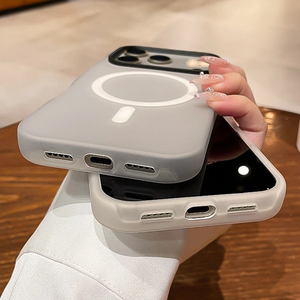 Funda Magnética de Lujo 2 en 1 a Prueba de Golpes para iPhone 17 Pro Max Air 16 15 14 Plus 13 12 11, Cubierta Magnética de TPU Líquido - Product Image 2
