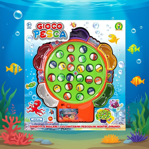 Juego de Pesca Gioco Pesca con Sonidos a Pilas, Material Plástico, 31x29x4 cm, para Niños de 2 a 4 Años - Product Image 2
