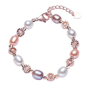 Wholesale Zhuji Fashion String <b>Bracelets</b> OL Real Freshwater <b>Pearl</b> <b>Bracelet</b> Source for Small Commodity Jewelry String <b>Bracelets</b> - Product Image 5