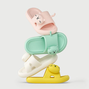 Joyeux Mario nouveau Style nouvelle conception enfants mignon pantoufles pour filles maison antidérapant salle de bain sandales bébé pied porter Stock - Product Image 4