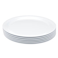 Assiettes en mélamine Hcma de 8 pouces, vaisselle en plastique pour restaurant, assiettes à dîner, plats, restauration, chaîne de magasins, traiteurs, cantines, pique-niques