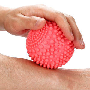High Quality Colorful PVC Spiky Yoga <b>Massage</b> Roller Hand Grip Durable <b>Massage</b> <b>Ball</b> for Muscle Relaxation Fitness Body Building - Product Image 5