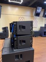 Système de sonorisation professionnel extérieur LASE L-55A 12 pouces 3 voies avec deux haut-parleurs de 12 pouces 1000W RMS - Vente flash