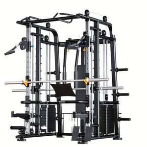 Equipo de Entrenamiento Integral de Acero Smith Equipments, Equipo de Gimnasio, Soporte para Sentadillas, Power Rack, Duradero, Fabricado en EE. UU. - Product Image 1